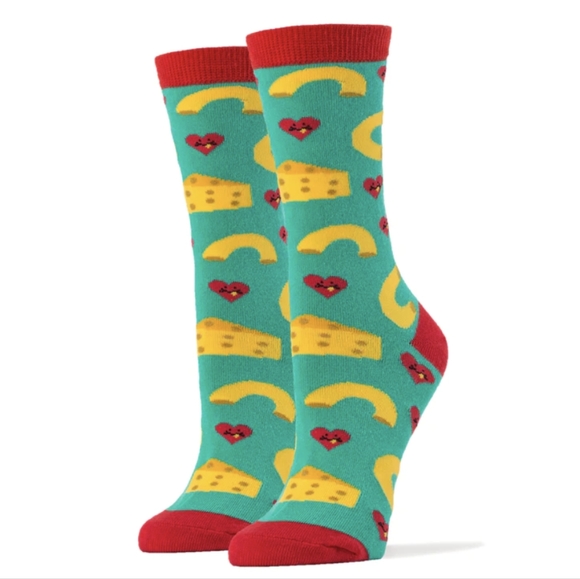 Oooh! Yeah! Socks! Mac & Cheese Lover Novelty Socks - Picture 1 of 4